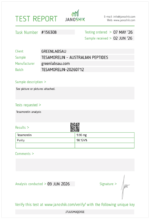 greenlabsau tesamorelin COA