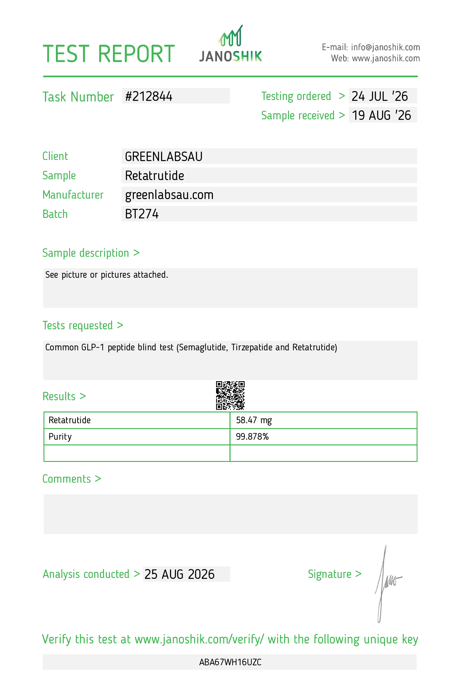 RETATRUTIDE — Report 212844